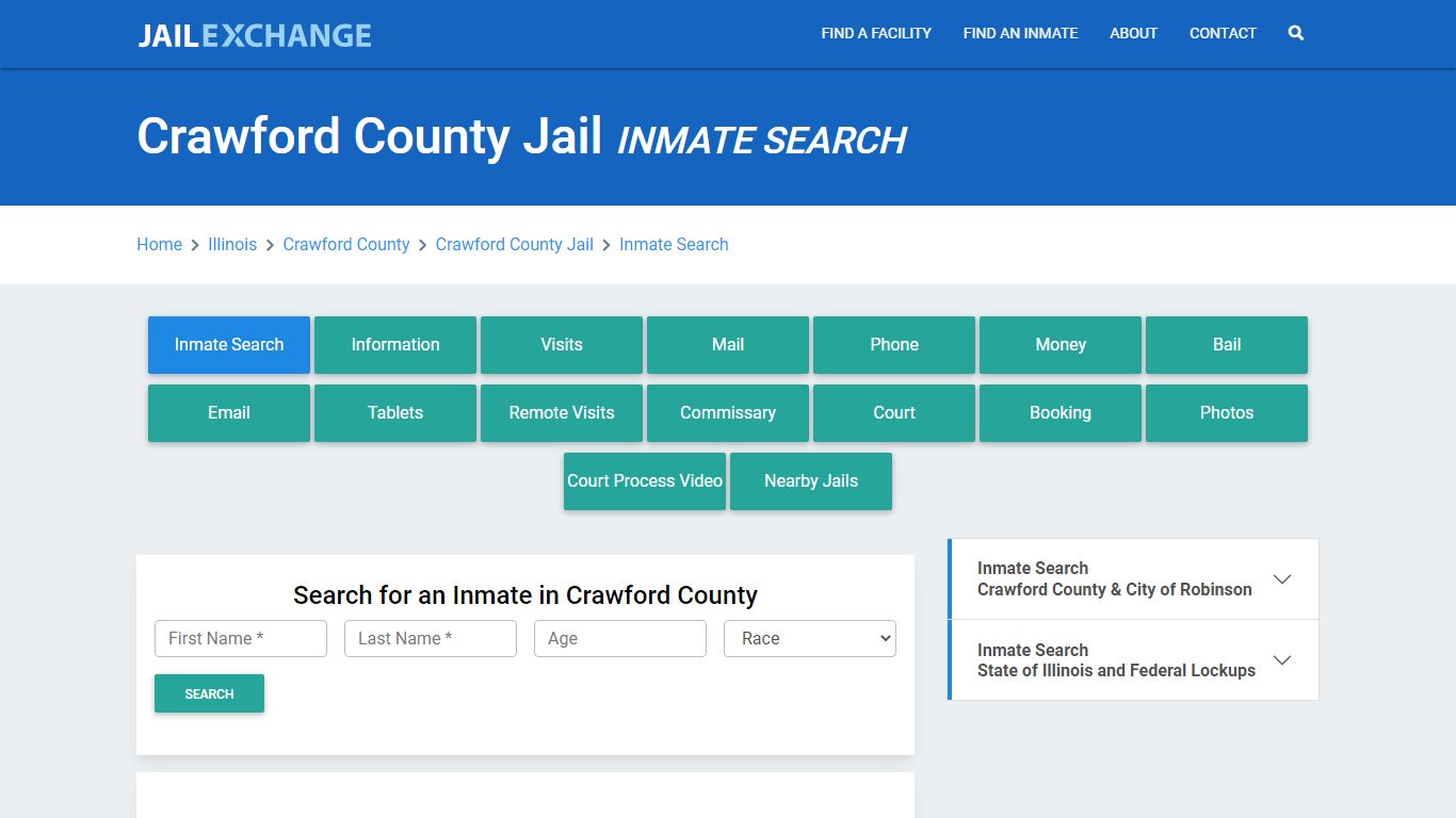 Crawford County Jail, IL Inmate Search: Roster & Mugshots